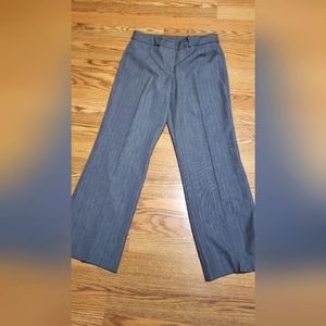 Pinned stripped dress pants